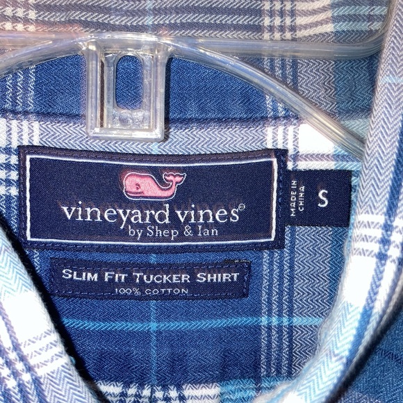 VINEYARD VINES L. S. plaid sz. S shirt, VG  condition.           $25 - Picture 4 of 4